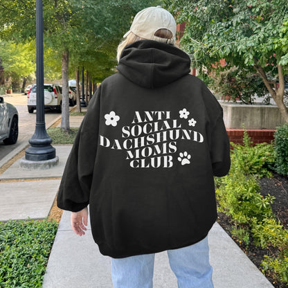 Anti Social Dachshund Hoodie