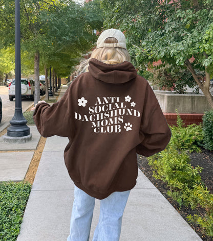 Antisocial Dachshund Mom Hoodie