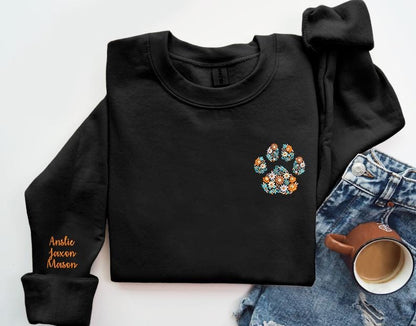 Floral Paw Sweatshirt