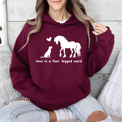 Horse Dog Lover Hoodie