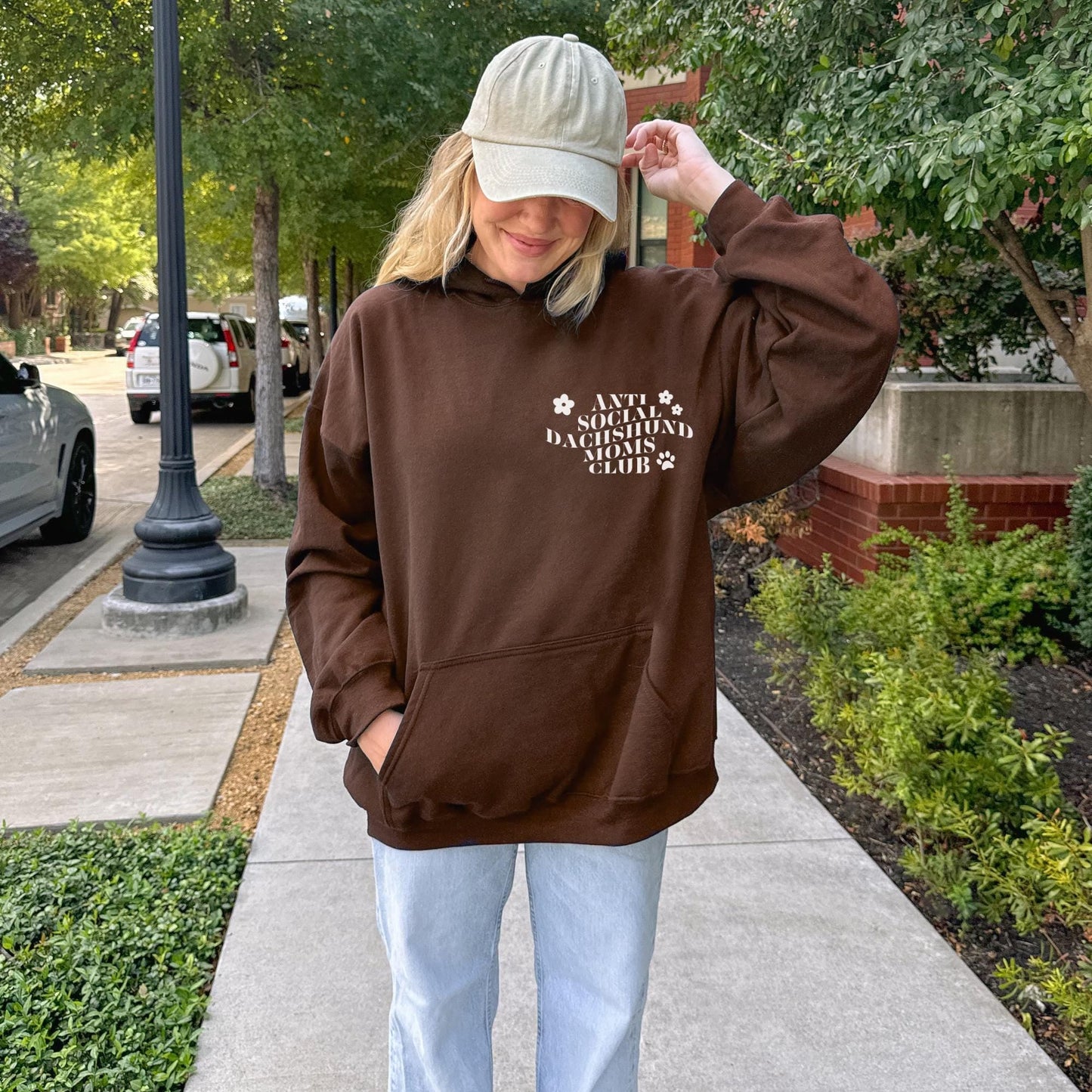 Anti Social Dachshund Hoodie