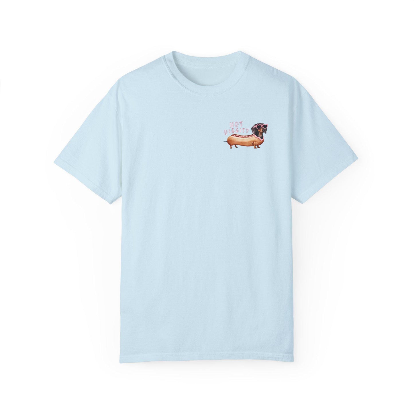 Hot Diggity Hot Dog Dachshund Tee