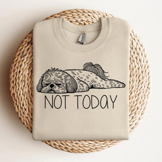 Not Today Shih Tzu Sweatshirt