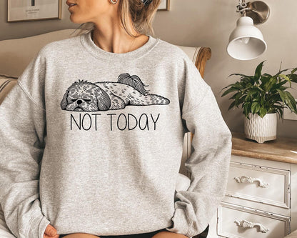 Not Today Shih Tzu Sweatshirt