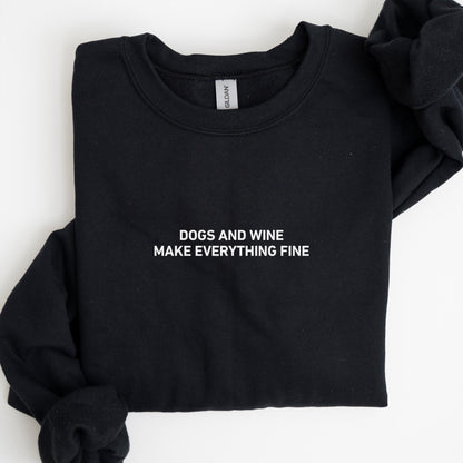 Dogs & Wine Tee V2