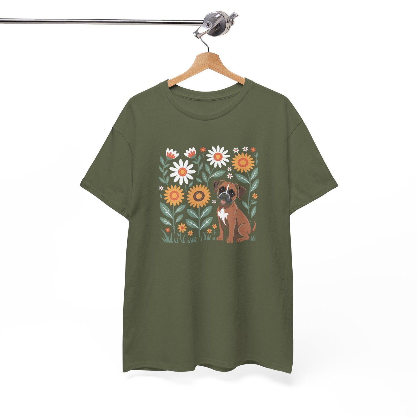 Boxer Flower Tee