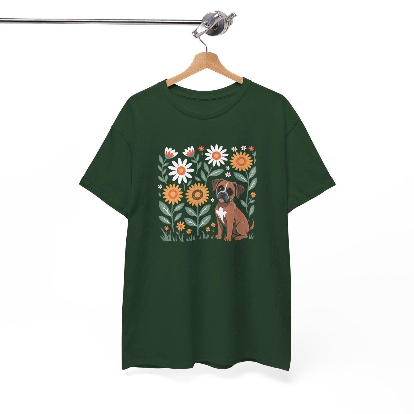 Boxer Flower Tee