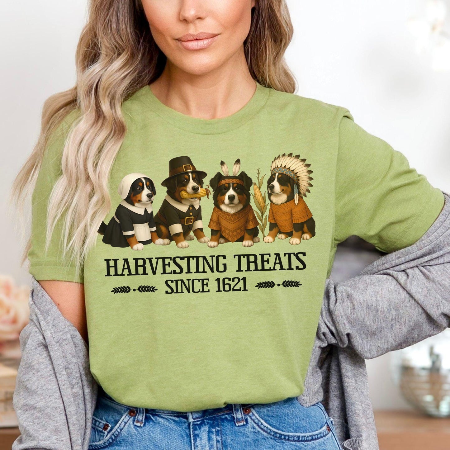 Fall Bernese Mountain Dog T-Shirt