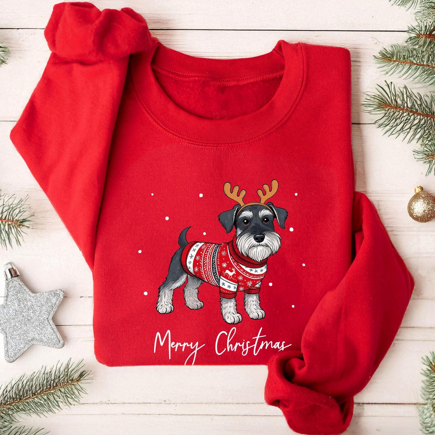 Christmas Miniature Schnauzer Sweater