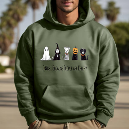 Dogs Because People Are Creepy Hoodie