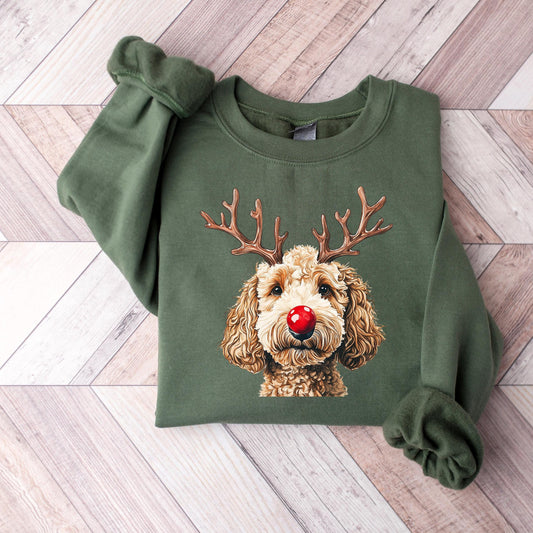 Christmas Golden Doodle Sweatshirt