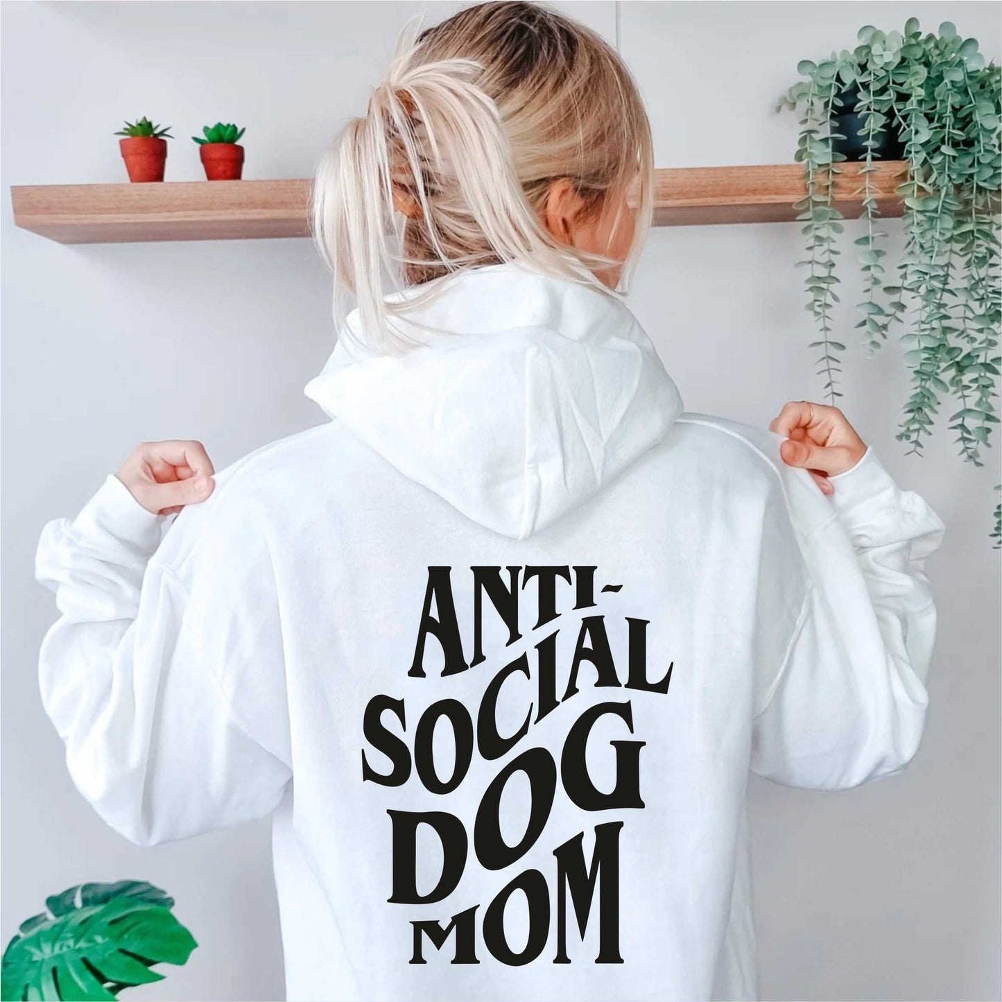 Anti Social Dog Mom Hoodie V