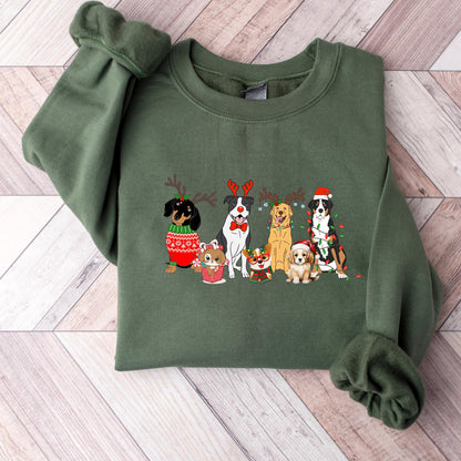 Dog Christmas Sweatshirt V5