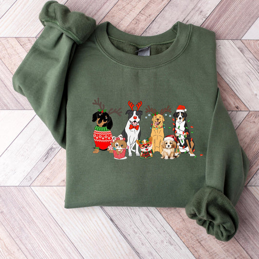 Dog Christmas Sweatshirt V5
