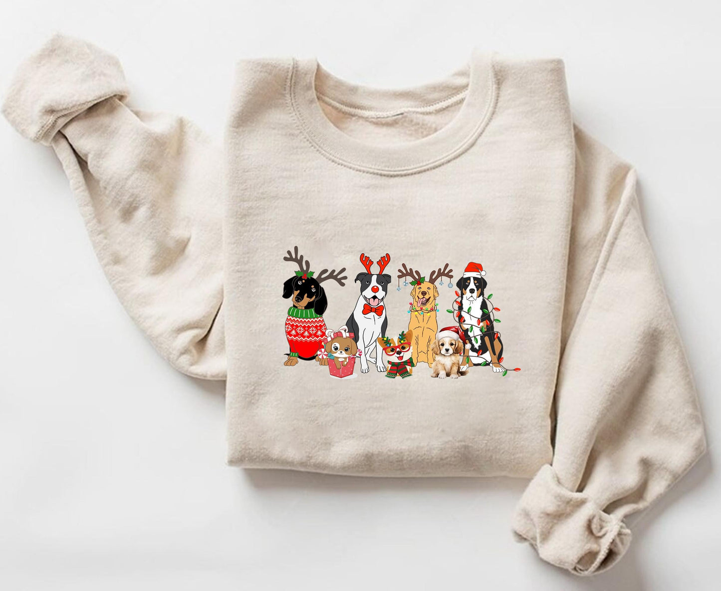 Dog Christmas Sweatshirt V5