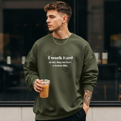 I Work Hard Sweater