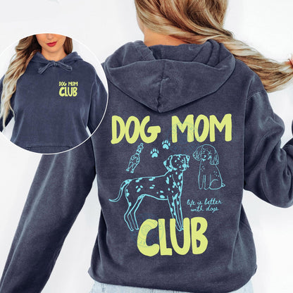 Dog Mom Club Hoodie V12