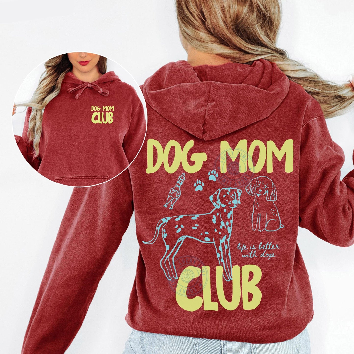 Dog Mom Club Hoodie V12