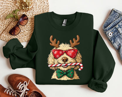 Christmas Goldendoodle Sweatshirt