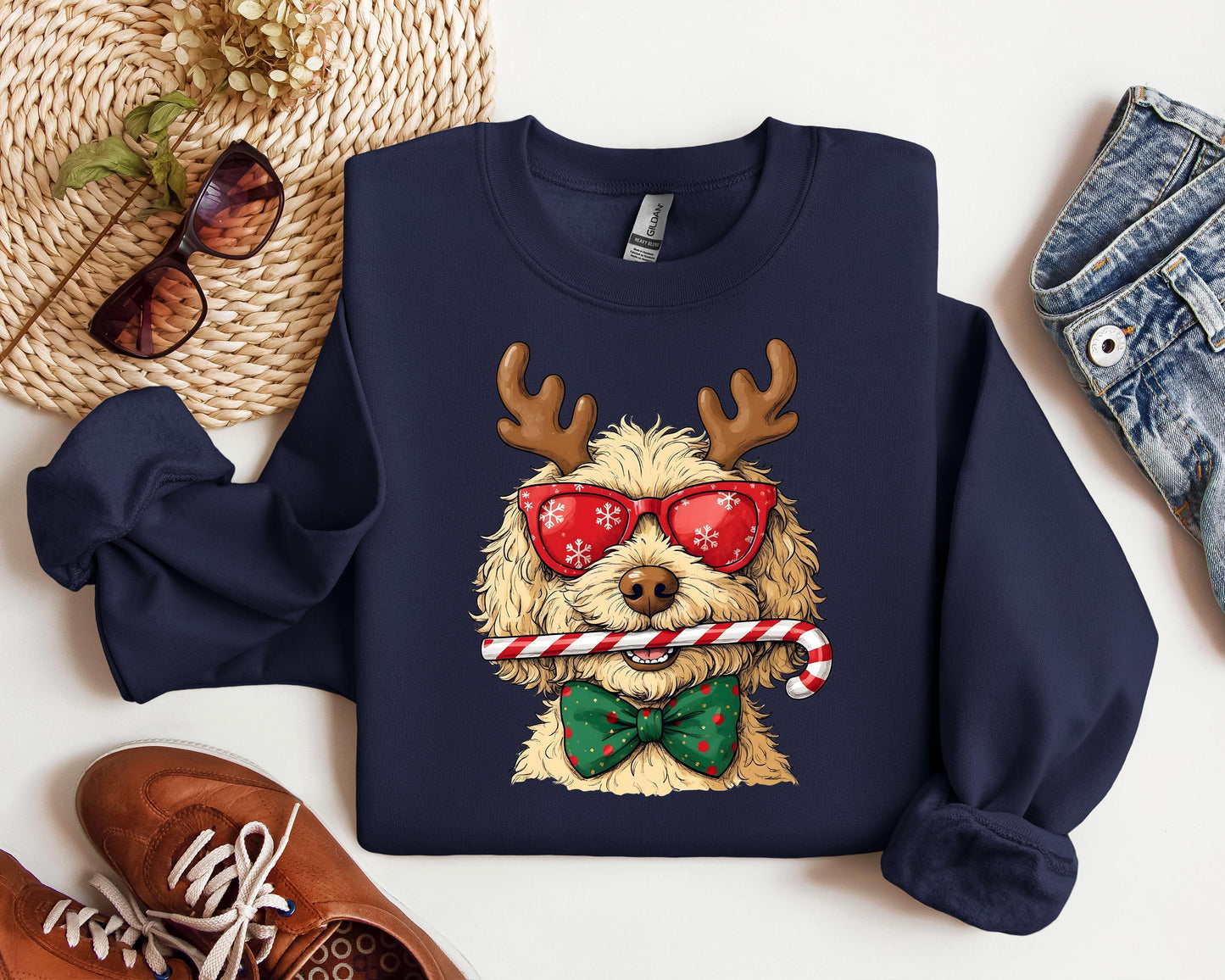 Christmas Goldendoodle Sweatshirt