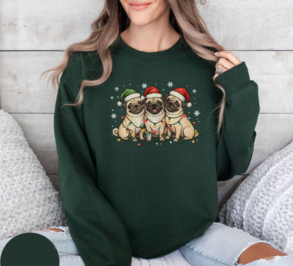 Pug Santa Dogs Sweater