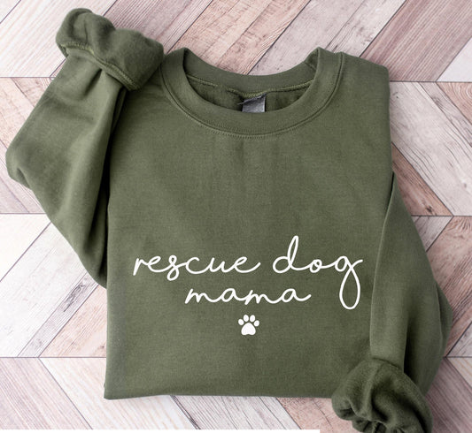Rescue Dog Mama Sweatshirt