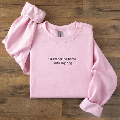 I'd Rather Be Home Sweater New
