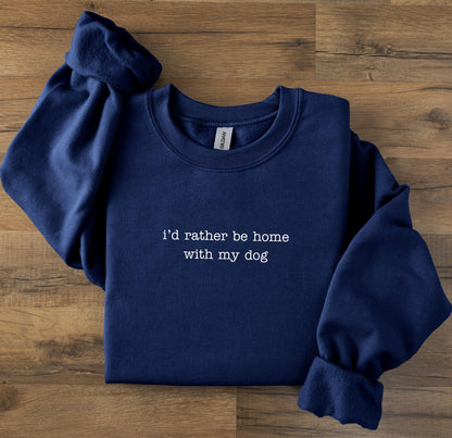 I'd Rather Be Home Sweater New