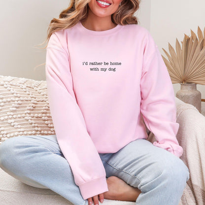I'd Rather Be Home Sweater New