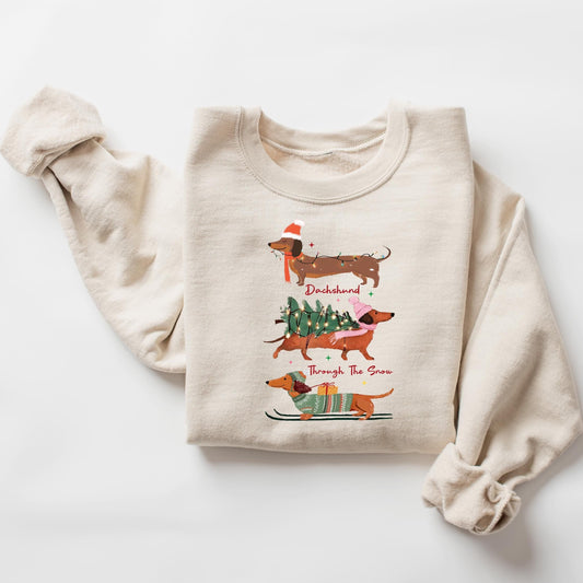 Dachshund Christmas Sweatshirt V