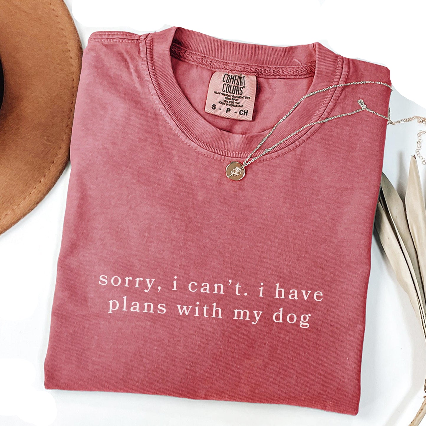 Sorry Plans With Dog Tee