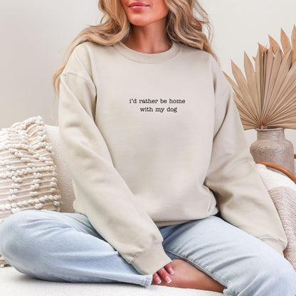 I'd Rather Be Home Sweater New