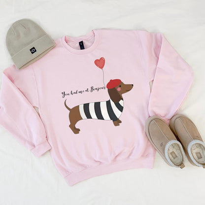 You Had Me at Bonjour Sweatshirt