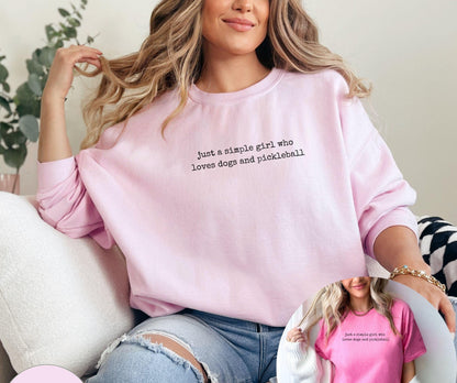 Funny Dog And Pickleball Sweater