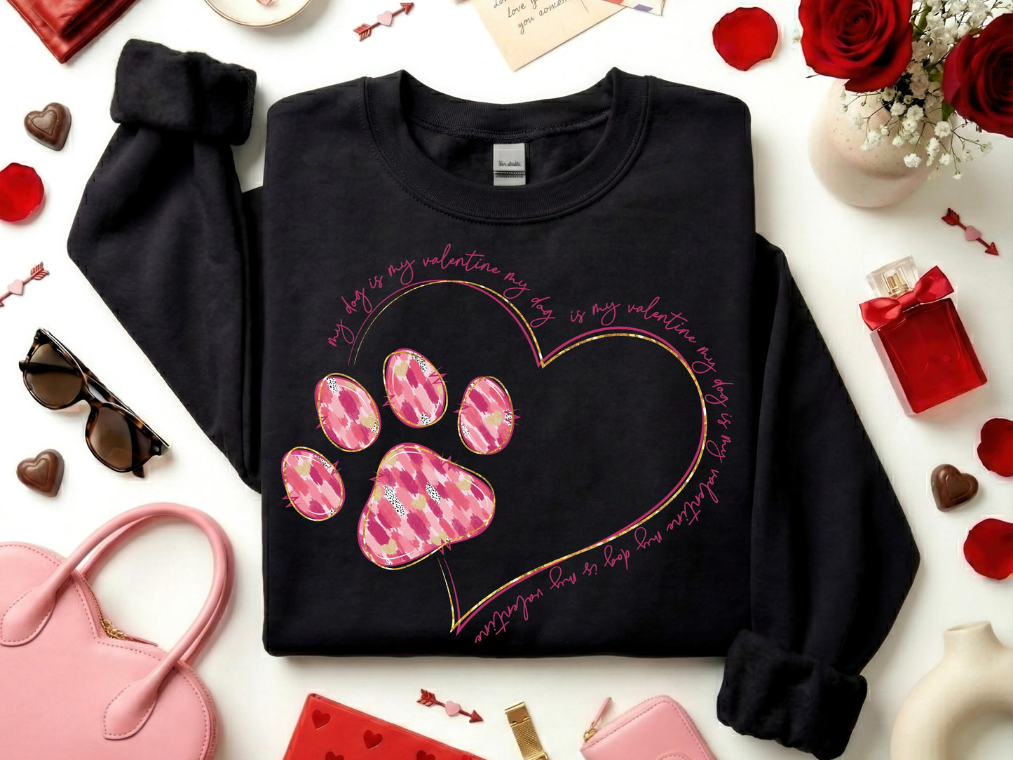 Dog Heart Paw Sweater
