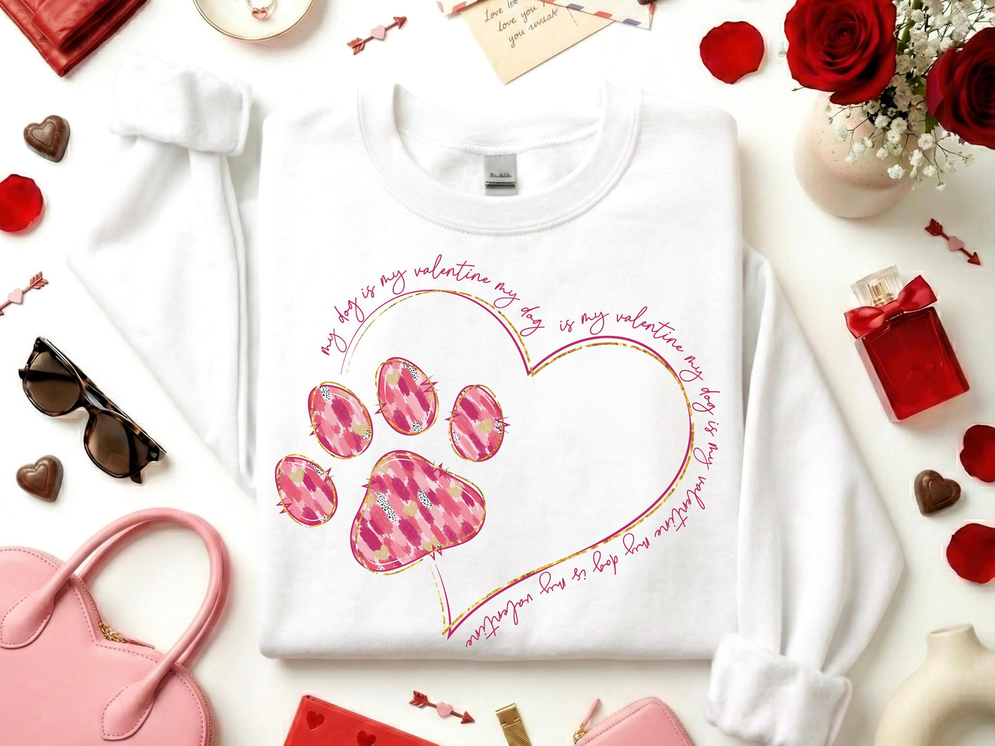 Dog Heart Paw Sweater
