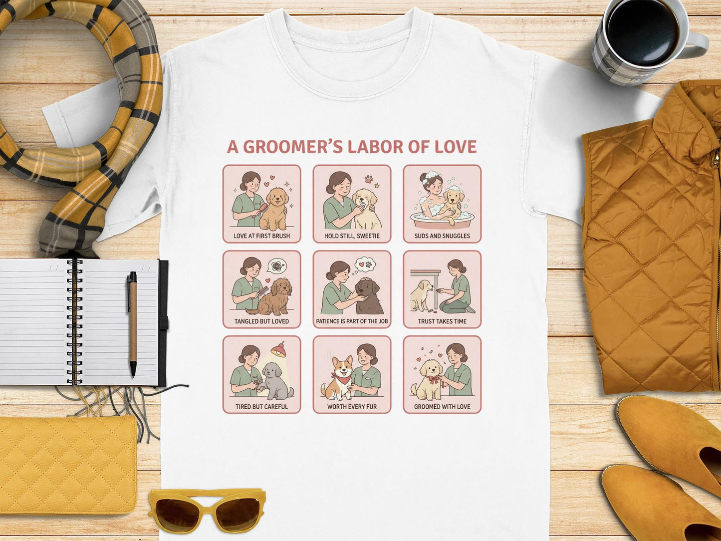 Dog Groomer's Labor Of Love Tee