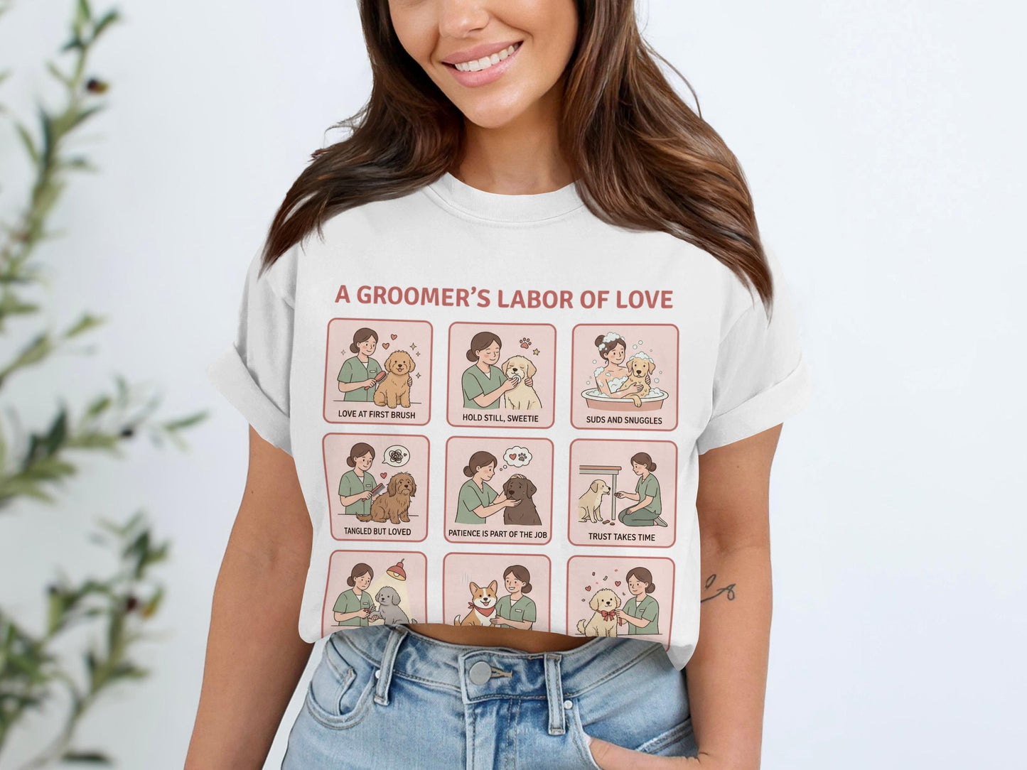 Dog Groomer's Labor Of Love Tee