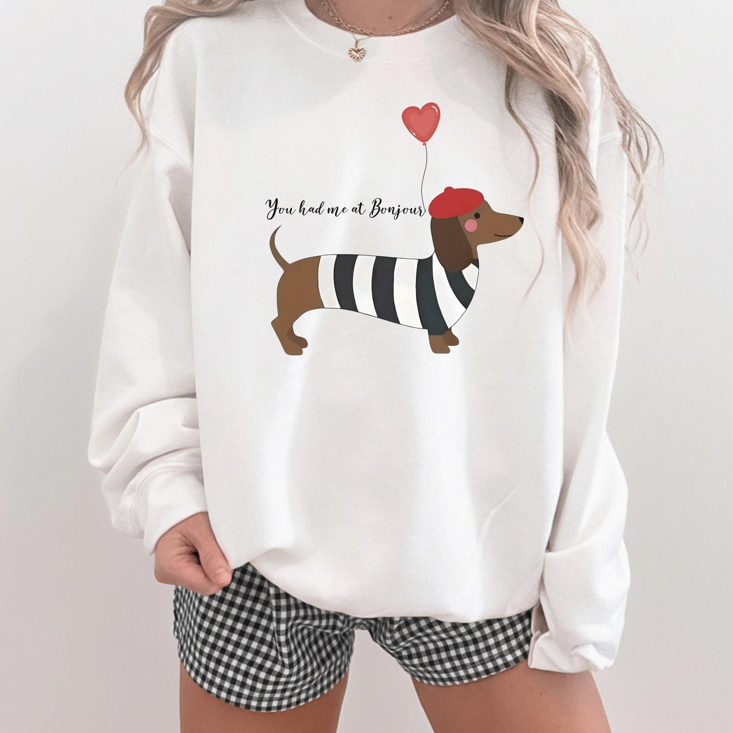 You Had Me at Bonjour Sweatshirt