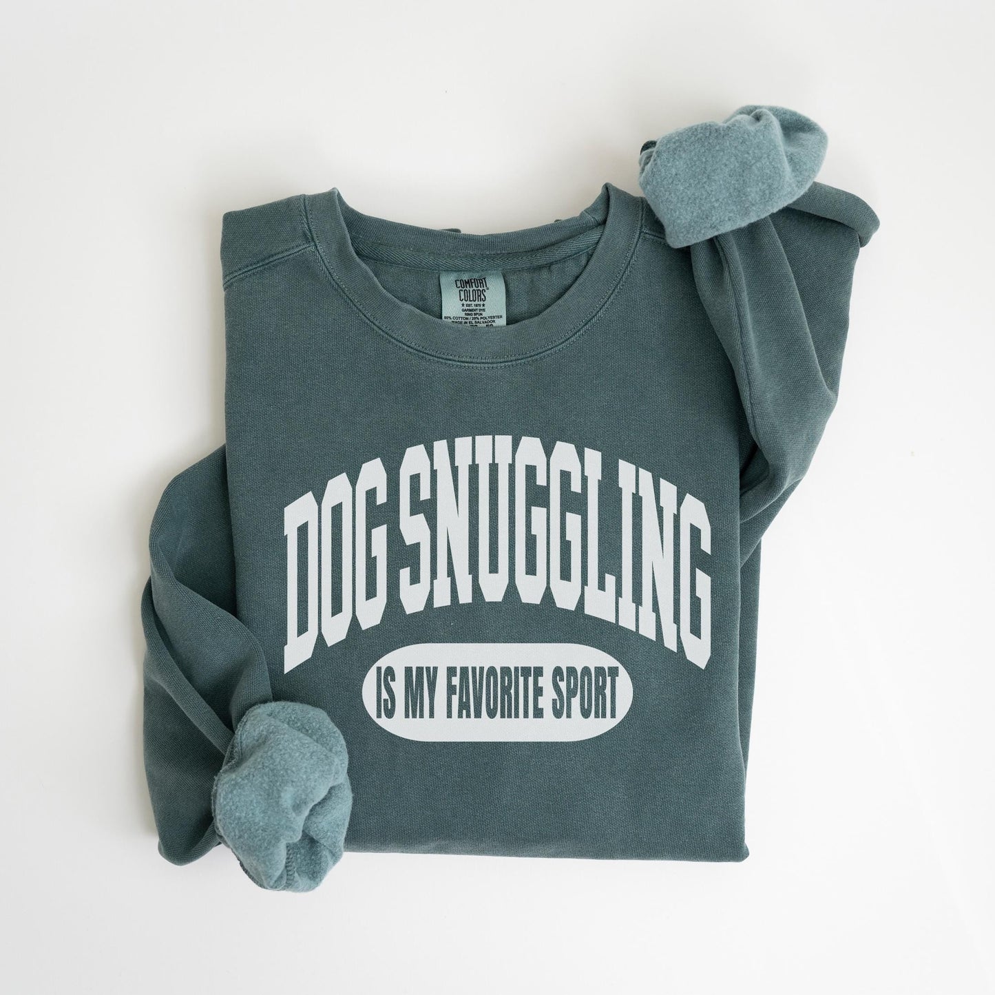 Dog Snuggling Sweatshirt