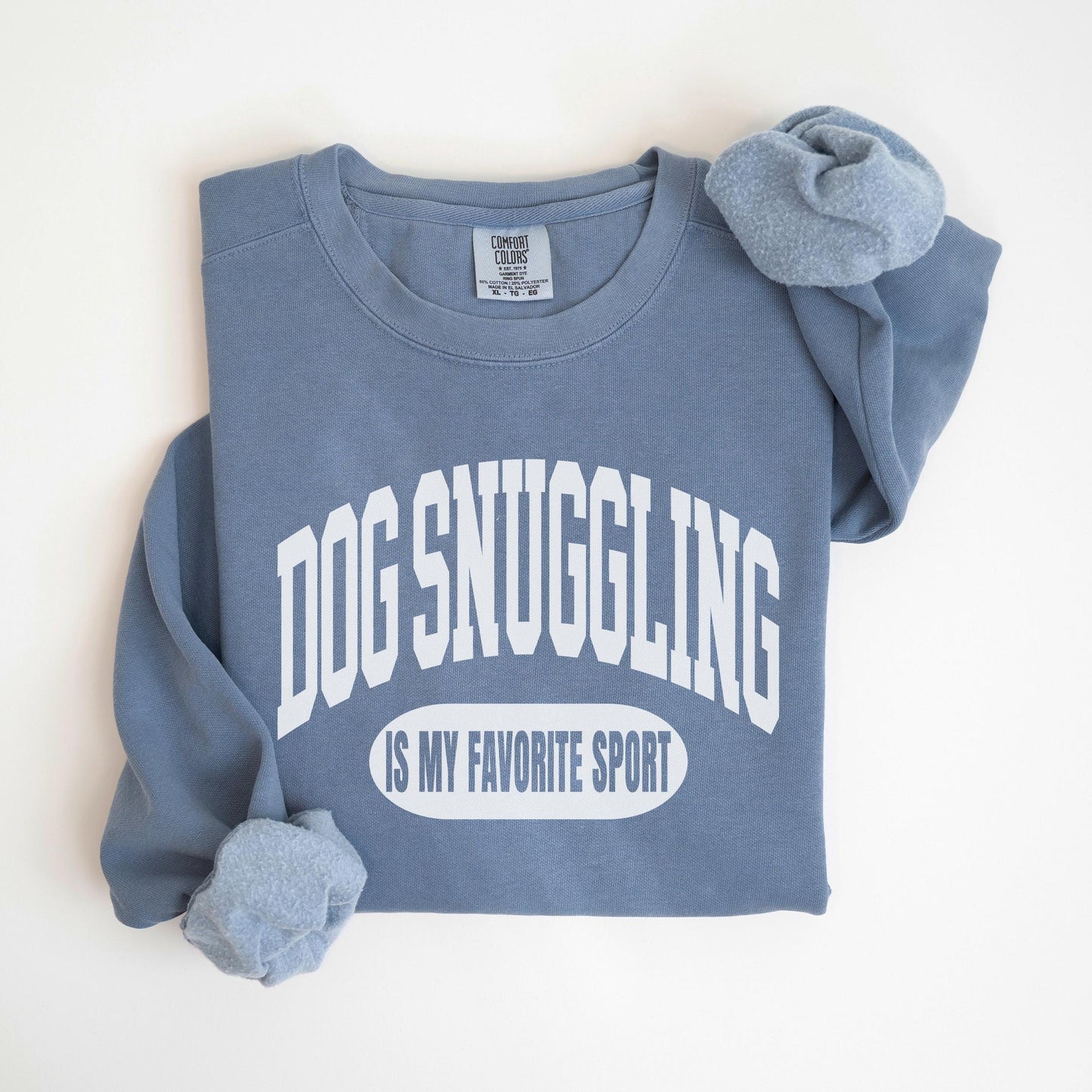 Dog Snuggling Sweatshirt