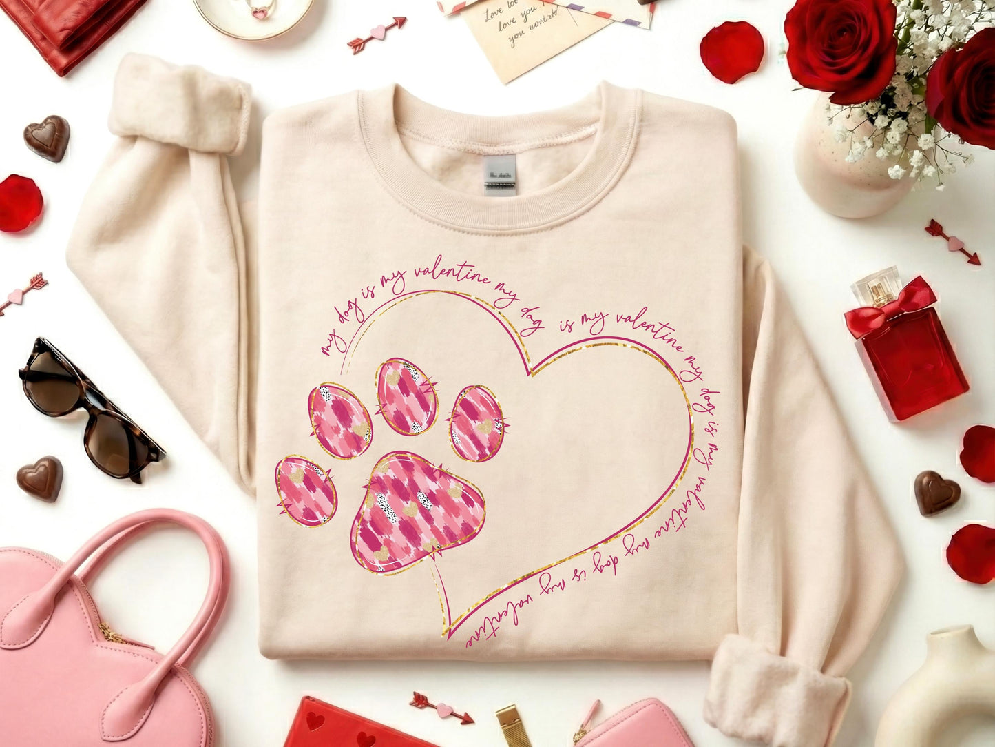 Dog Heart Paw Sweater