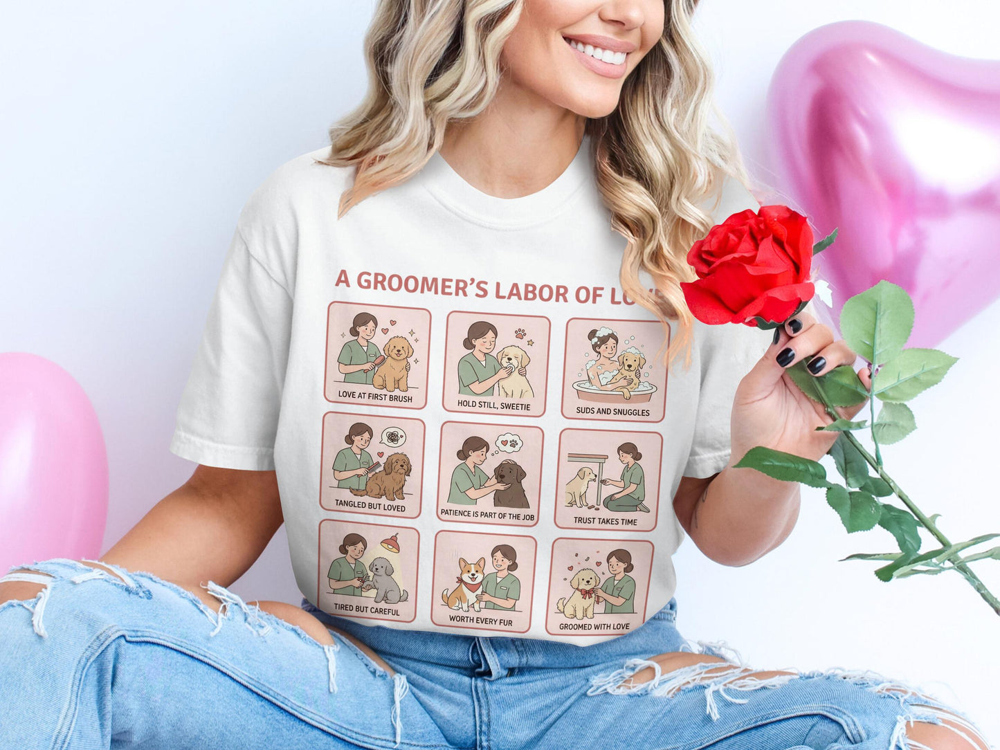 Dog Groomer's Labor Of Love Tee