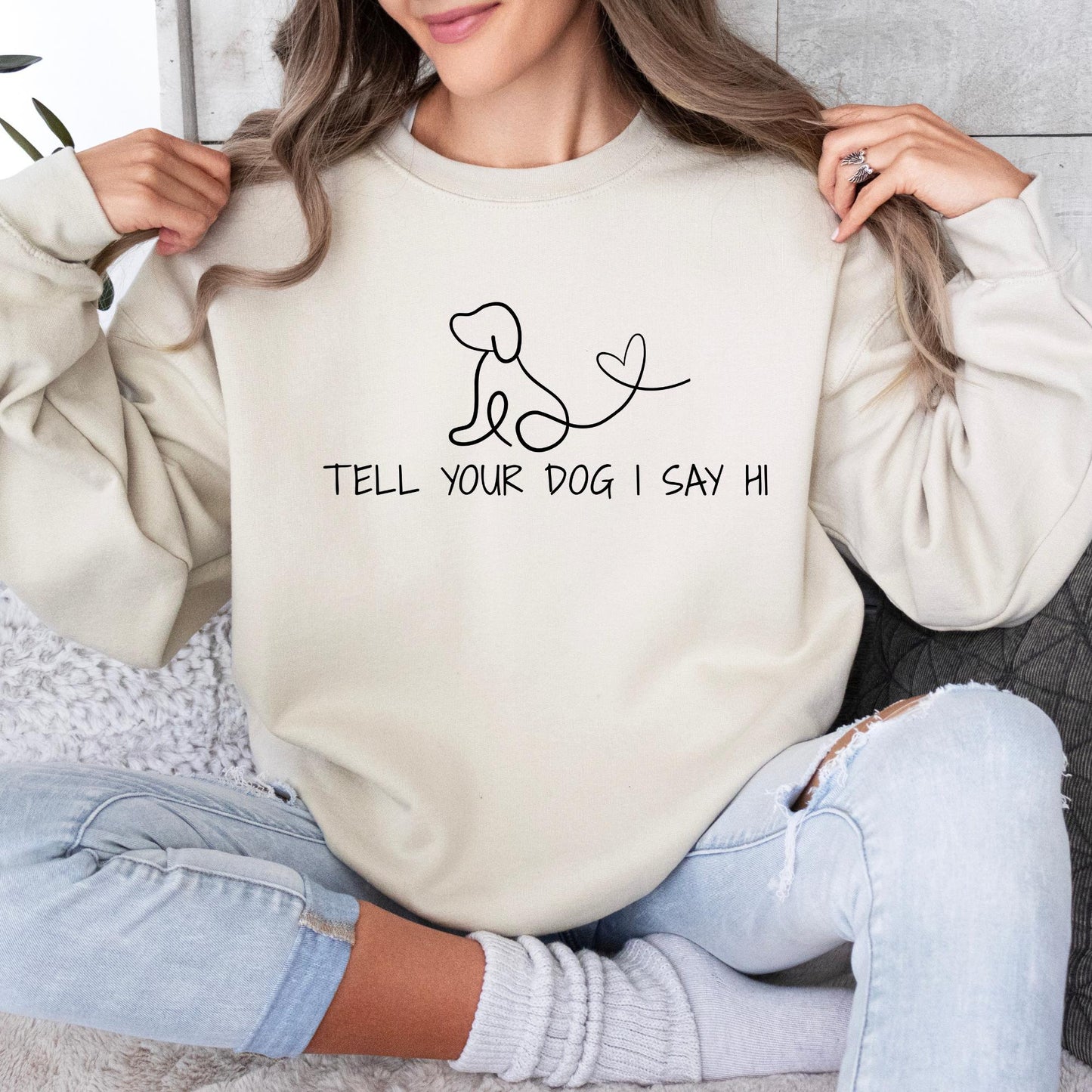 Tell Your Dog Sweater V4