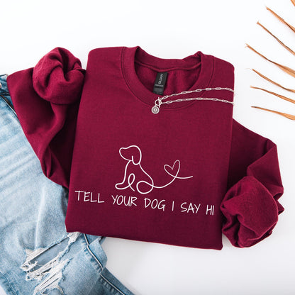 Tell Your Dog Sweater V4