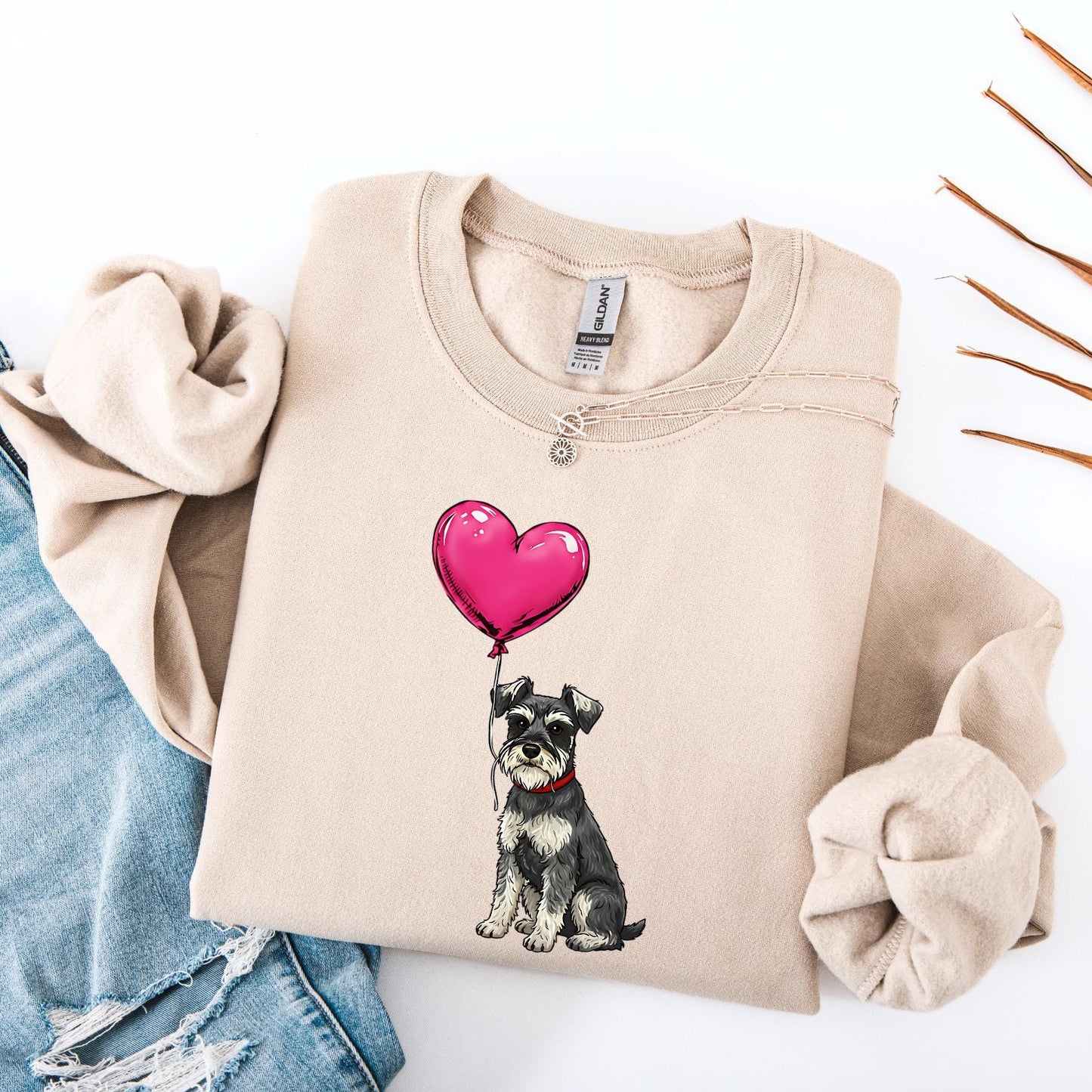 Mini Schnauzer Dog Mom Sweatshirt
