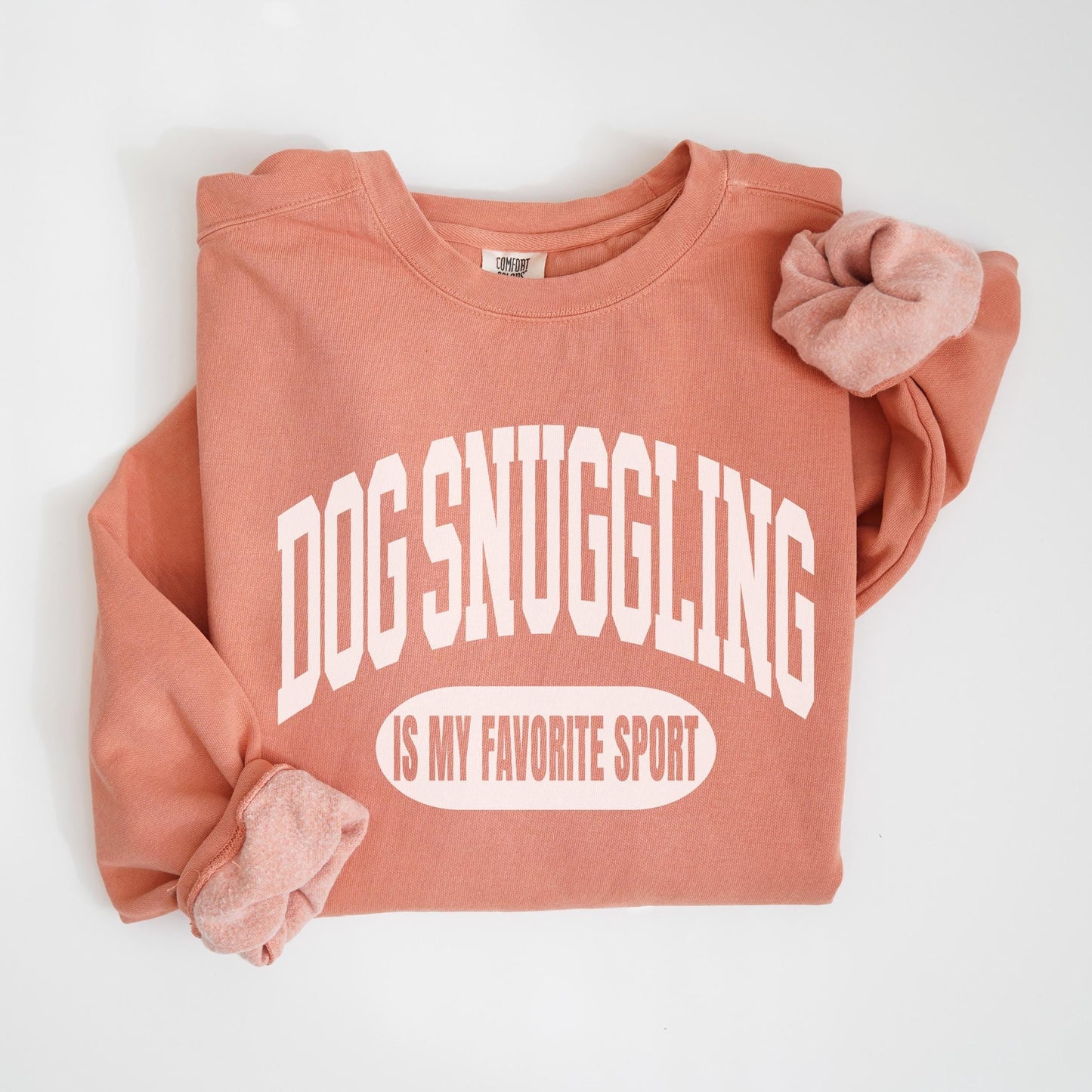 Dog Snuggling Sweatshirt