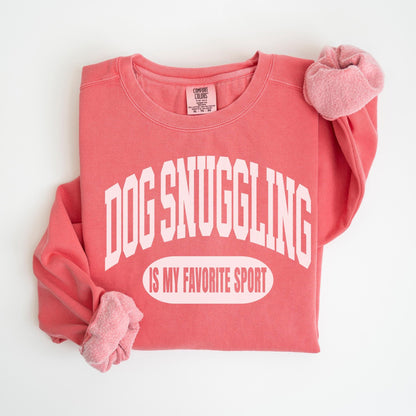 Dog Snuggling Sweatshirt