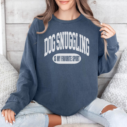 Dog Snuggling Sweatshirt