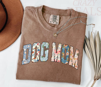 Floral Dog Lover T-Shirt